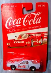 Vintage Coca-Cola Hartoy Pontiac Firebird Diecast Metal 1988 Coke Cola