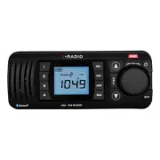 New GME Marine Stereo AM FM with Bluetooth Black GR300BTB