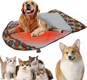 Vriusi Outdoor Camping Thickened Warm Heated Pet, Sleeping Bag Cat And Dog Warm Sleeping Bag, Portable Dog Bed, Heated Packable Dog Bed, Heated Packable Dog Bed, Backpacking Dog Bed