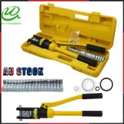16 T Hydraulic Wire Crimper Crimping Tool Battery Cable Lug Terminal 11 Dies