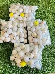 100 Ball Mesh Bag Hit Away Practice Used Golf Balls