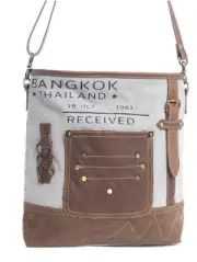 Myra Bag 9935 TRAVELS EXOTIQUE Canvas Shoulder Bag