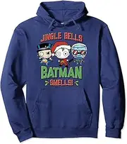 [DC Comics] Christmas Villains Jingle Bells Batman Smells Pullover Hoodie