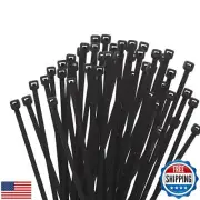 Armpow 6 Inch Black Zip Tie 1000 PCS, 18 Lbs - Small to Medium Zip Tie, Nylon