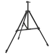 Adjustable Black Metal Display Easel for Artwork Presentation and Signage