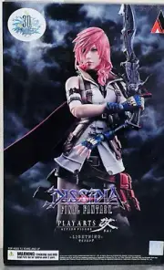 Square Enix Play Arts Kai Dissidia Final Fantasy XIII Lightning Figure Toy