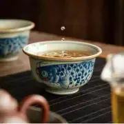 Hand Painted Fish Antique Chinese Cups Ceramic Opening Tea Cup Set Teaware