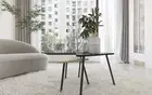 COFFEE TABLE SML OAK/BLK