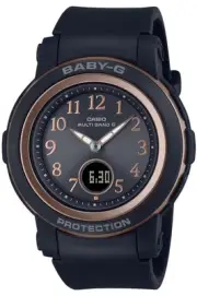 Casio Baby-G BGA-2900AF-1AJF Solar Shock-Resist Women's Watch Black