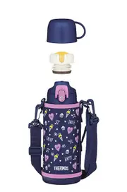 Thermos Thermos for children with two caps - purple 800 ml