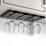 Wine Glass Holder Stemware Rack Hanger Under Cabinet or Counter for Bar,Kitch...
