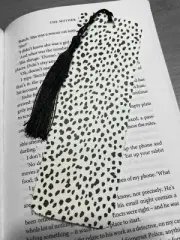 Lovely Dalmation Faux Leather bookmark, Page Saver, Book Lover Gift