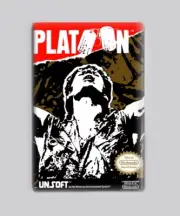 Platoon NES - 2"x3" Fridge MAGNET (nintendo retro