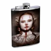 Scary Clowns D10 Flask 8oz Stainless Steel Hip Drinking Whiskey