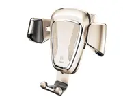 Creative Gravity Bracket Car Sensor Mobile Phone Holder Car Air Outlet Navigation Mobile Phone Holder Can Be Rotated-Gold