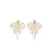[Cult Gaia] Cult Gaia Amina Pearl-flower Earrings ONE SIZE WHITE