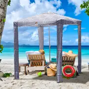 Portable Beach Cabana Tent Sun Shelter 180cm UPF50 with Carry Bag UV Protection Shade Family Beach Outdoor