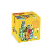 Djeco My Friends Blocks Kids/Children Interactive Play Stacking Toy Set 12m+