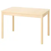 RÖNNINGE extendable table, birch, 118/173x78 cm