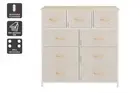 Ovela 9 Drawer Storage Chest (Beige), Beige‖Beige, Dressers & Chests of Drawers,