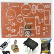 LM 386 IC MONO Amplifier PCB DIY Circuit Kit with components