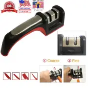 Kitchen Portable Dual Edge Grip Ultra Sharp Knife Sharpener