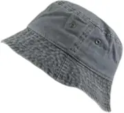 [Generic] Retro Washed Denim Fisherman hat, Fashionable Vintage and Versatile Sun Visor Cap, Breathable