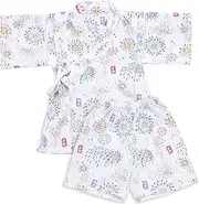 [DYZANOROKY] Jinbei Kids Girls' Children's Clothes, Top and Bottom Set, Summer Yukata, 100% Cotton, Thin, Breathable, Japanese Pattern, Japanese Style, Kimono, Cute, Girls, Festivals, Summer Festivals