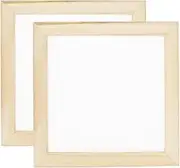 sourcing map 2 Pcs Paper Making Screen Wooden Paper Making Mould 7.9x7.9 Inch Papermaking Frame Kit for DIY Paper Craft Making Cards, Bookmarks