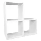 All Set 3 Cube Tier Storage Shelf Book Display Cabinet Box Organiser Bookcase