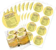 Honey Nutrition Labels - Mason Jar Labels 2 Inch - Canning Label for Homemade Honey Jars - 60 Pcs (Medium)