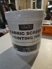 Caydo Fabric Screen Printing BLACK Ink, 32 Ounce for T-Shirt and Silkscreen NEW