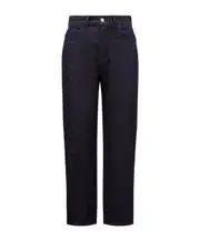 Moncler High Waist Straight Cut Trousers IT40,IT42,IT38 midnight blue