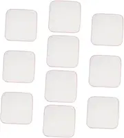 Kisangel 10Pcs Face Towels Soft Cotton Saliva Towels for Newborns Multi Purpose Handkerchiefs Gentle and Absorbent for Bathing and Feeding Chemical