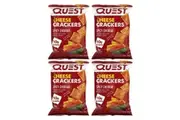 Quest Nutrition, Cheese Crackers, Spicy Cheddar, 4 Bags 1.06 oz (30 g) Each