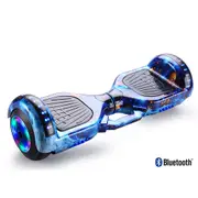 ACA Bluetooth Self Balancing Electric Scooter Kids Flash Wheel Hoverboard Skateboard Blue phoenix