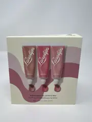 Lanolips The #1 Lip Trio Perfect Nude/ Rhubarb/Rose .44 Oz Each Best Sellers