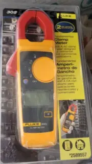 Fluke 302+ AC400A Clamp Meter Tester AC/DC Volt Amp Multimeter Average Value NIB