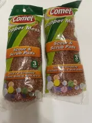 2- Comet Scour & Scrub Pads