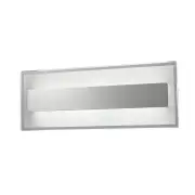 Celon Modern Wall Light Interior LED Mounted10W Rectangular Frosted Diffuser Satin Chrome