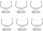 Reldor Sundae Glasses Set of 6, Tulip Prawn Cocktail Glasses, Wide Bowl Dessert Cups, Versatile Cocktail Bowls, Sundae Ice Cream Bowls, Trifle Bowl for Fruit Salad, and Pudding