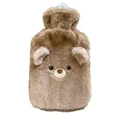 2L OXX Essentials Hot Water Bottle with Bear Cover