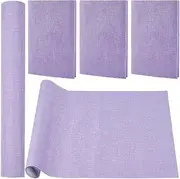 CRASPIRE 51 x 11.8" Linen Book Cloth Lilac for Books Binding Fabric Surface Paper Backed Bookcover Densely Woven Cloth Books Album Scrapbooking Archival Covering Protector Bookbinding Supplies