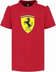 PUMA Scuderia Ferrari F1 Children's T-Shirt with Big Scudetto Logo