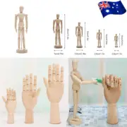 Wooden Man Model Wooden Hand Drawing Sketch Ornaments,Wooden Manikin Art Decor