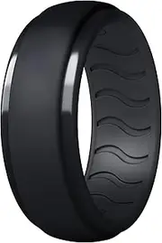 [Dookeh] Silicone Ring Men, Mens Silicone Wedding Band, Rubber Wedding Rings For Men, Silicone Wedding Band Men