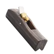 Wooden Hand Plane, Mini Arc Bottom Planer, Wood Block Plane Brown