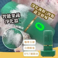 在飛比找momo購物網優惠-科技自動果蔬淨化器(多功能 肉類雜質 洗菜機 電動洗菜 蔬果