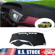 Leather Dashmat Dash Cover Dashboard Mat Car Interior Pad For Honda Civic 2012 (for: Honda)