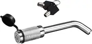 MOLUCKFU Weather Resistant Trailer Hitch Lock Easy to Use Push Lock Mechanism for Towing Hook